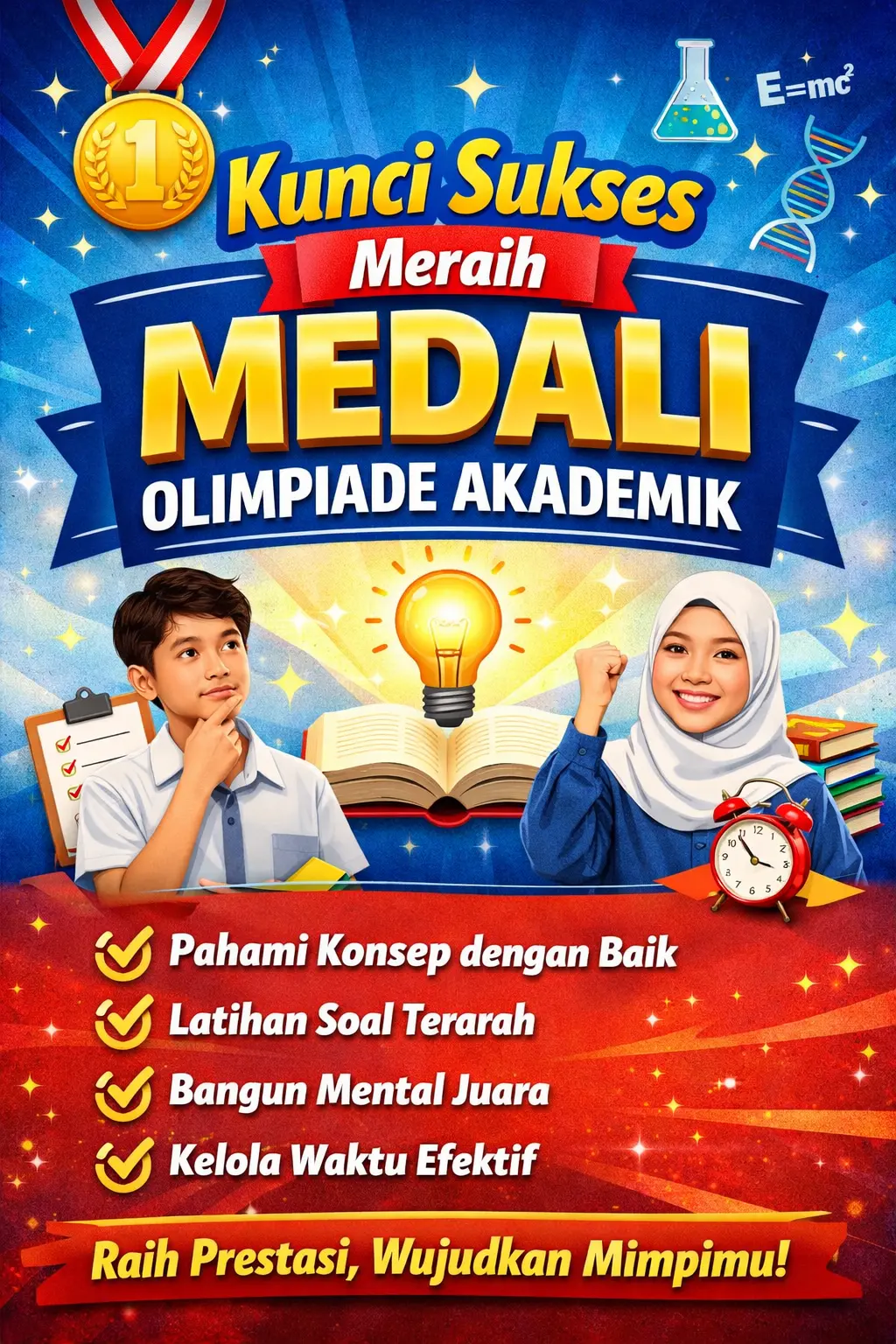 Kunci Sukses Meraih Medali Olimpiade Akademik